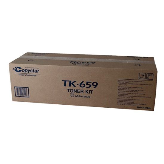 Picture of Kyocera Mita 1T02FB0CS0 (TK-659) Black Toner Cartridge (47000 Yield)