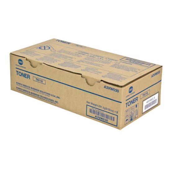 Picture of Konica Minolta A3VW030 Black Toner Cartridge (12000 Yield)