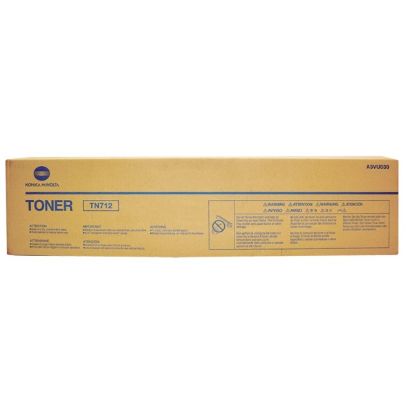 Picture of Konica Minolta TN-712 (A3VU030) Black Toner Cartridge (40800 Yield)