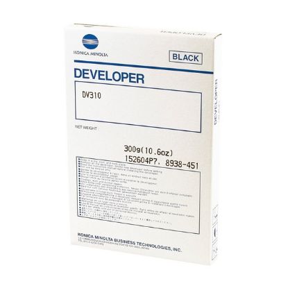 Picture of Konica Minolta 8938-451 (DV-310) Black Developer (65000 Yield)