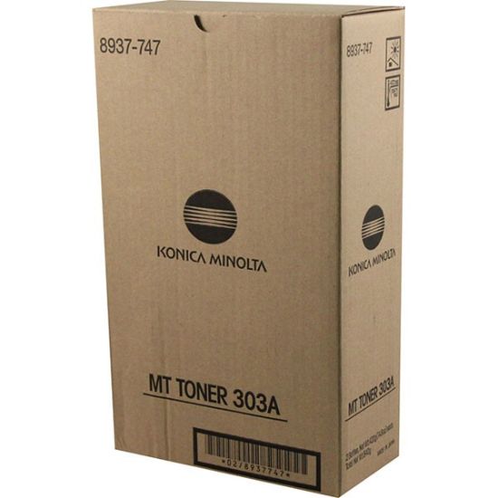 Picture of Konica Minolta 8937-747 (Type 303A) Black Toner Cartridge (28000 Yield)