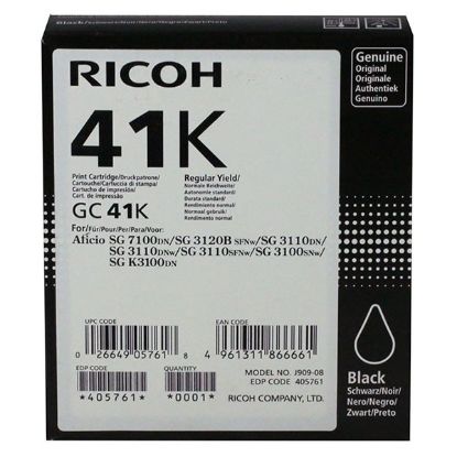 Picture of Ricoh 405-761 Black Inkjet Cartridge (2500 Yield)