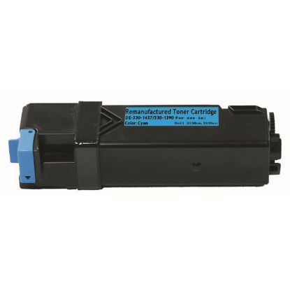 Picture of Compatible T107C (330-1437, 330-1390, FM065) Cyan Toner Cartridge (2500 Yield)