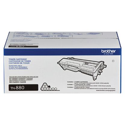 Picture of Brother TN880 Super High Yield Black Toner Cartridge (12000 Yield)
