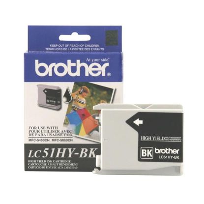Picture of Brother LC51BK Black Ink Cartridge (500 Yield)
