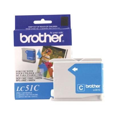 Picture of Brother LC51C Cyan Ink Cartridge (400 Yield)