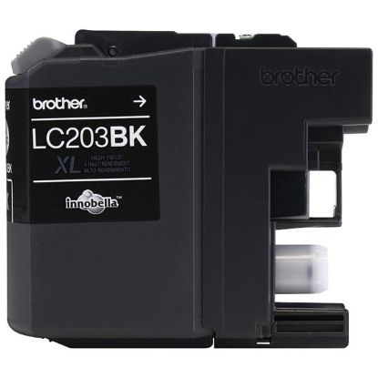 Picture of Brother LC203Bk High Yield Black Ink Cartridge (550 Yield)