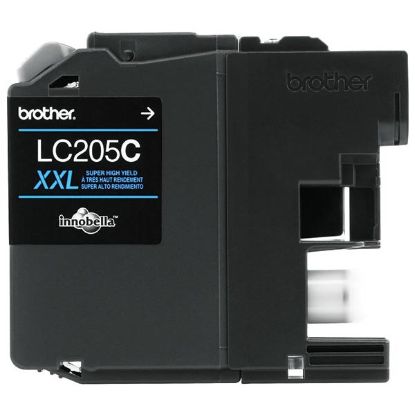 Picture of Brother LC205C Super High Yield Cyan Ink Cartridge (1200 Yield)