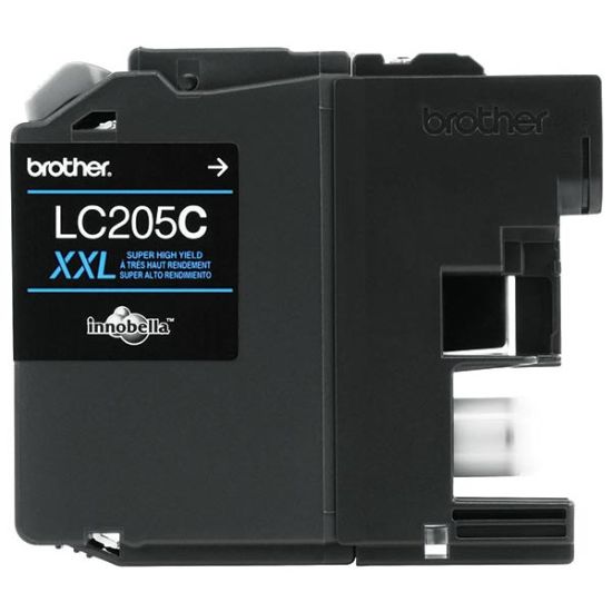 Picture of Brother LC205C Super High Yield Cyan Ink Cartridge (1200 Yield)