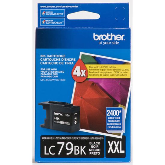 Picture of Brother LC79BK Extra High Yield Black Ink Cartridge (2400 Yield)