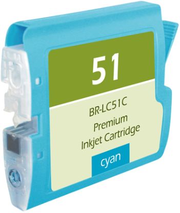 Picture of Compatible LC51C Cyan Ink Cartridge (400 Yield)
