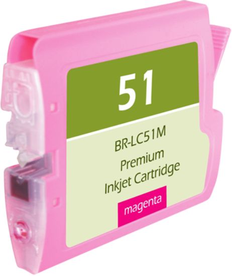 Picture of Compatible LC51M Magenta Inkjet Cartridge (400 Yield)