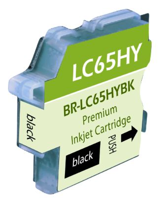 Picture of Compatible LC65BK Black Ink Cartridge (900 Yield)