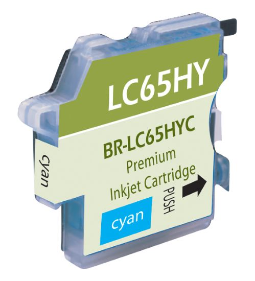 Picture of Compatible LC65C Cyan Ink Cartridge (750 Yield)