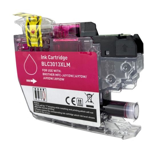 Picture of Compatible LC3013M High Yield Magenta Ink Cartridge (400 Yield) with No Box
