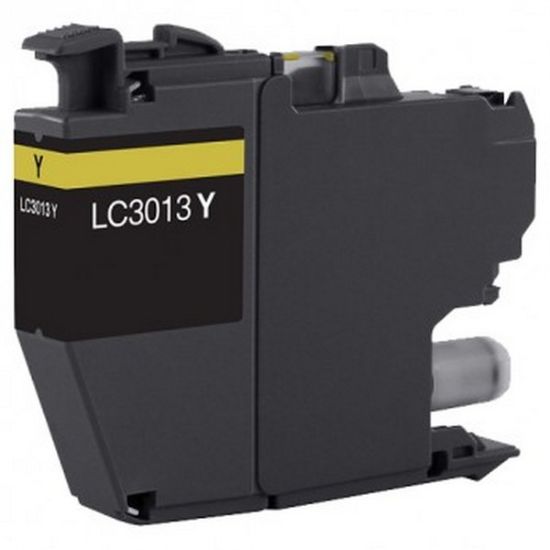 Picture of Compatible LC3013Y High Yield Yellow Ink Cartridge (400 Yield) with No Box