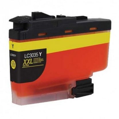 Picture of Compatible LC3035Y Ultra High Yield Yellow Inkjet Cartridge (5000 Yield) with No Box