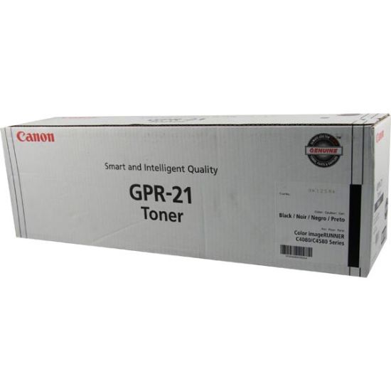 Picture of Canon 0262B001AA (GPR-21BK) Black Toner Cartridge (26000 Yield)