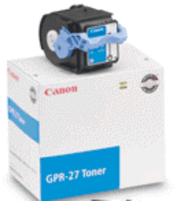 Picture of Canon 9644A008AA (GPR-27C) Cyan Toner Cartridge (6000 Yield)