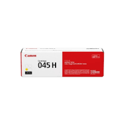 Picture of Canon 1243C001 (Canon 045HY) High Yield Yellow Toner Cartridge (2200 Yield)