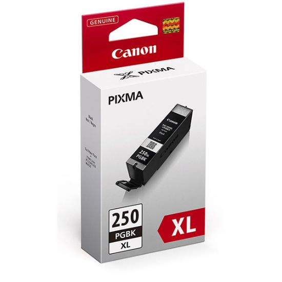 Picture of Canon 6432B001 (PGI-250XL) High Yield Black Inkjet Cartridge (500 Yield)