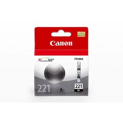Picture of Canon 2946B001 (CLI-221BK) Black Ink Cartridge (420 Yield)