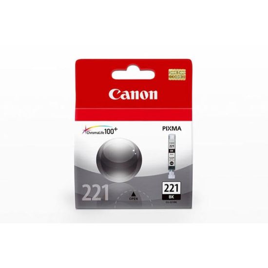 Picture of Canon 2946B001 (CLI-221BK) Black Ink Cartridge (420 Yield)