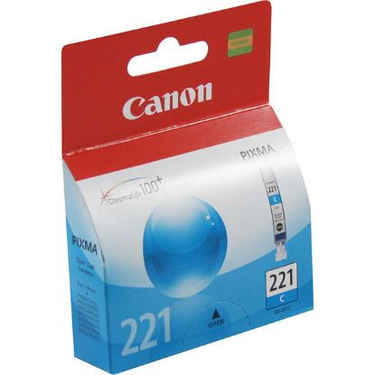 Picture of Canon 2947B001 (CLI-221C) Cyan Ink Cartridge (420 Yield)