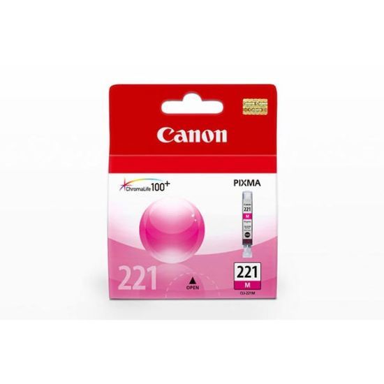 Picture of Canon 2948B001 (CLI-221M) Magenta Ink Cartridge (420 Yield)