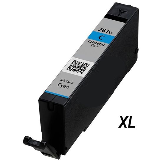 Picture of Canon 2034C001 (CLI-281XLC) High Yield Cyan Ink Tank
