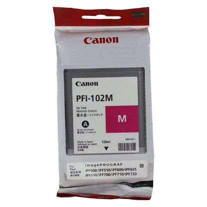 Picture of Canon 0897B001AA (PFI-102M) Magenta Inkjet Cartridge (130 Yield)