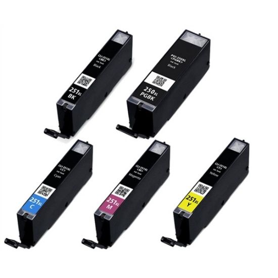 Picture of Remanufactured 6448B001 (CLI-251XLBK) High Yield Black Ink Cartridge (4425 Yield) (No Box)
