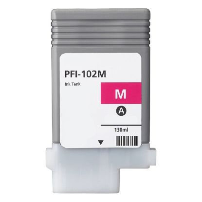 Picture of Remanufactured 0897B001AA (PFI-102M) Magenta Inkjet Cartridge (130 Yield)