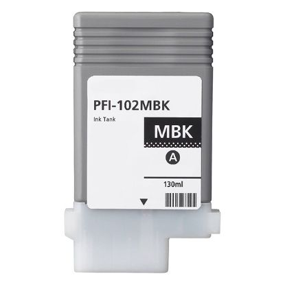 Picture of Remanufactured 0894B001AA (PFI-102MBk) Matte Black Inkjet Cartridge (130 Yield)