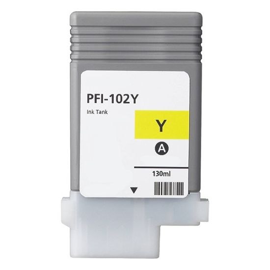 Picture of Remanufactured 0898B001AA (PFI-102Y) Yellow Inkjet Cartridge (130 Yield)