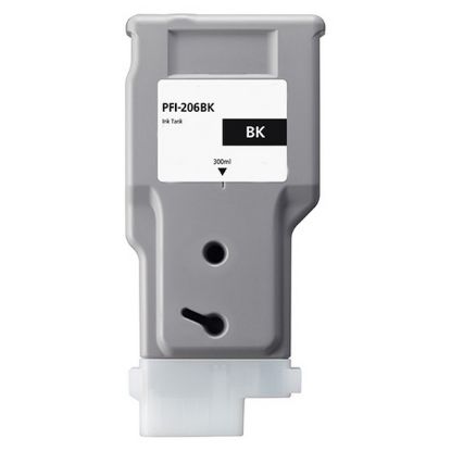 Picture of Remanufactured 5303B001AA (PFI-206Bk) Black Ink Cartridge (300 ml)