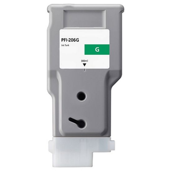 Picture of Remanufactured 5310B001AA (PFI-206Green) Green Ink Cartridge (300 ml)