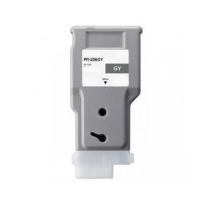 Picture of Remanufactured 5312B001AA (PFI-206GY) Gray Ink Cartridge (300 ml)
