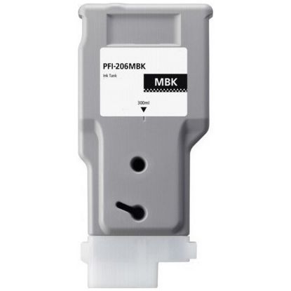 Picture of Remanufactured 5302B001AA (PFI-206MBK) Matte Black Ink Cartridge (300 ml)