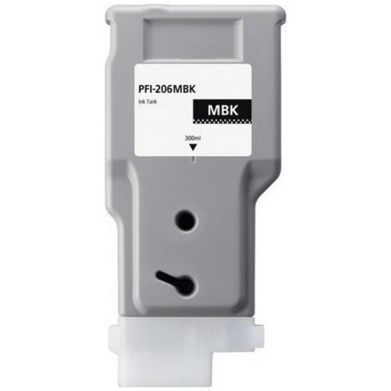 Picture of Remanufactured 5302B001AA (PFI-206MBK) Matte Black Ink Cartridge (300 ml)