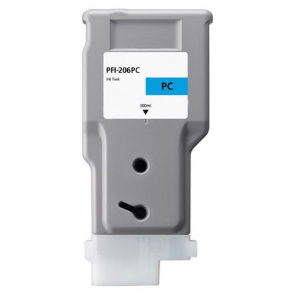 Picture of Remanufactured 5307B001AA (PFI-206PC) Photo Cyan Ink Cartridge (300 ml)
