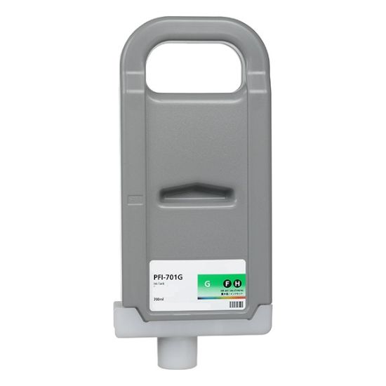 Picture of Remanufactured 0907B001AA (PFI-701G) Green Inkjet Cartridge (700 ml)