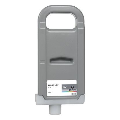 Picture of Remanufactured 0909B001AA (PFI-701GY) Gray Inkjet Cartridge (700 ml)
