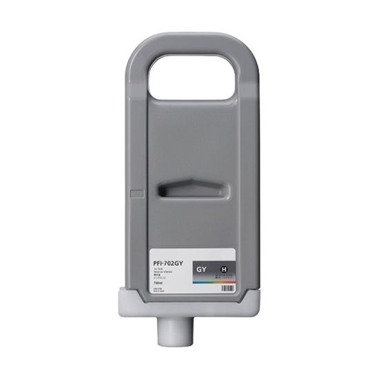 Picture of Remanufactured 2221B001AA (PFI-702GY) Gray Inkjet Cartridge (700 ml)