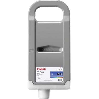 Picture of Remanufactured 6689B001AA (PFI-706Blue) Blue Ink Cartridge (700 ml)