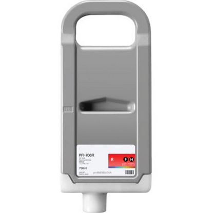 Picture of Remanufactured 6687B001AA (PFI-706Red) Red Ink Cartridge (700 ml)