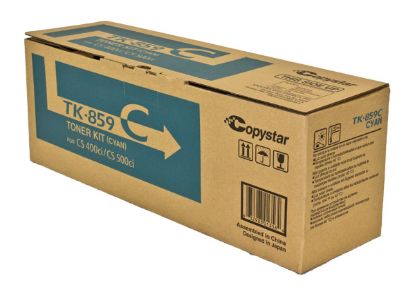 Picture of Kyocera Mita 1T02H7CCS0 (TK-859C) Cyan Toner Cartridge (18000 Yield)