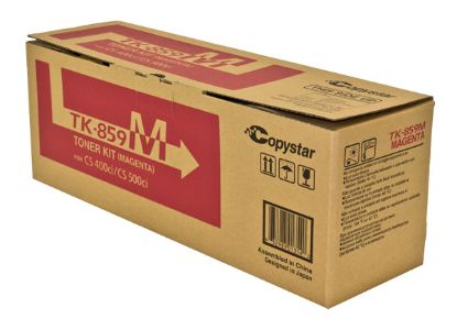 Picture of Kyocera Mita 1T02H7BCS0 (TK-859M) Magenta Toner Cartridge (18000 Yield)