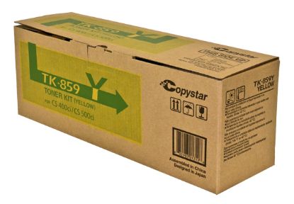 Picture of Kyocera Mita 1T02H7ACS0 (TK-859Y) Yellow Toner Cartridge (18000 Yield)
