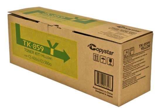 Picture of Kyocera Mita 1T02H7ACS0 (TK-859Y) Yellow Toner Cartridge (18000 Yield)